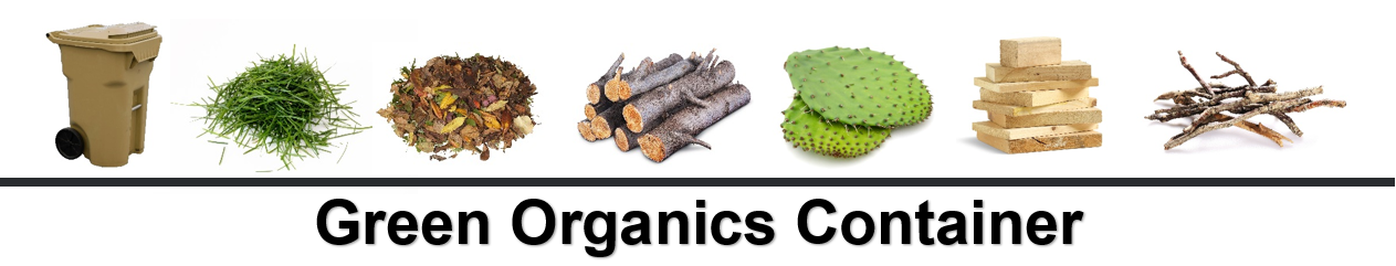 Green Organics container banner