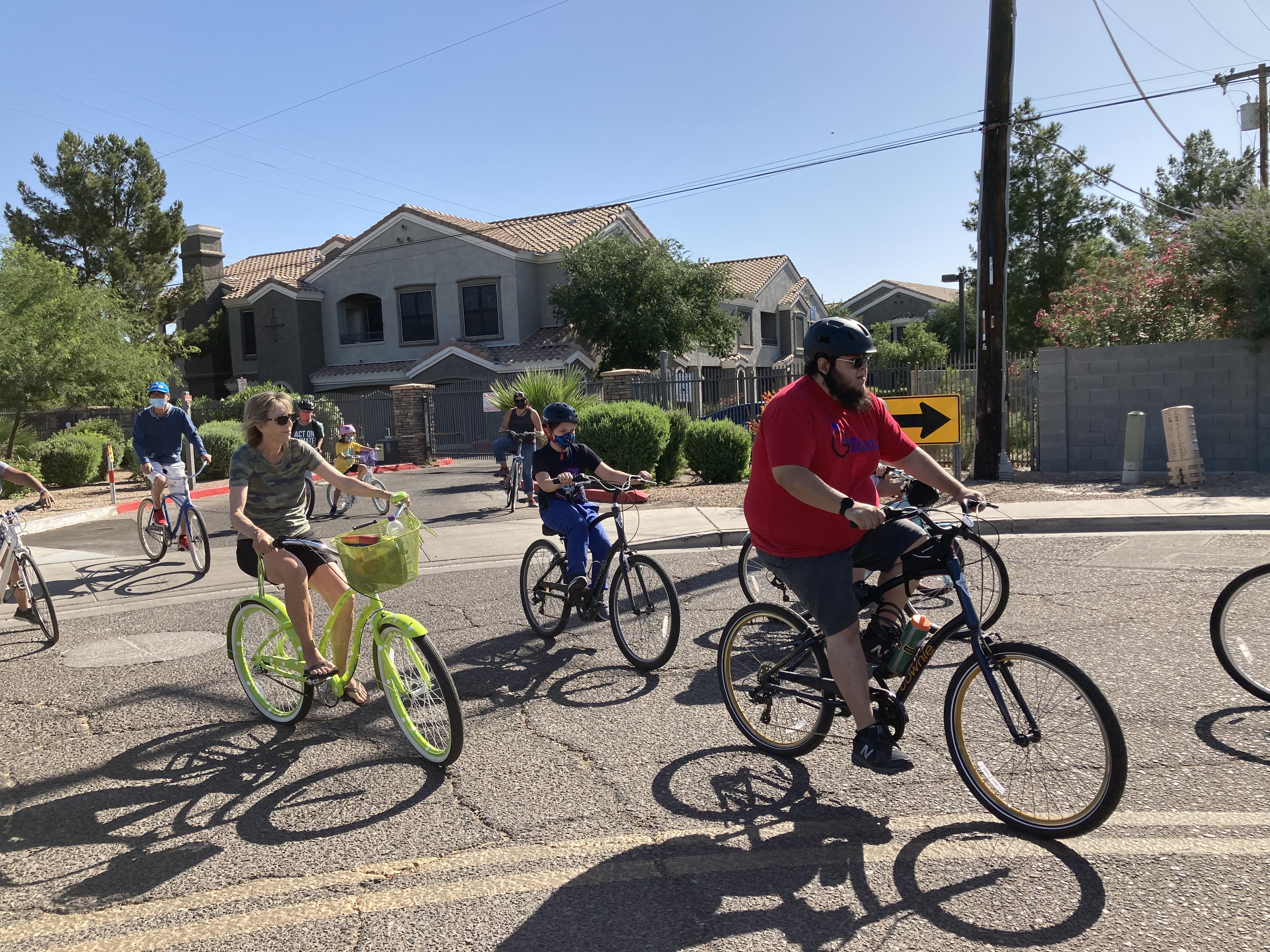 May 2021 Carnation Community Bike Ride - Sonoran Bikeway on 3rd Avenue