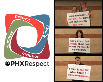 PHX Respect logo