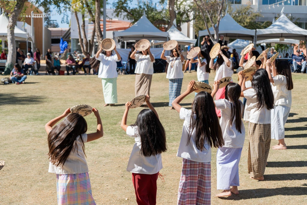 girls and women dancing