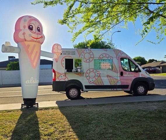 food truck for Alsies Ice Cream