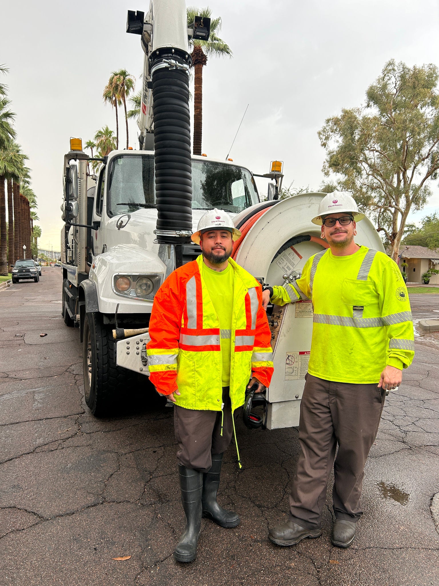 Streets Striping crew out and about!