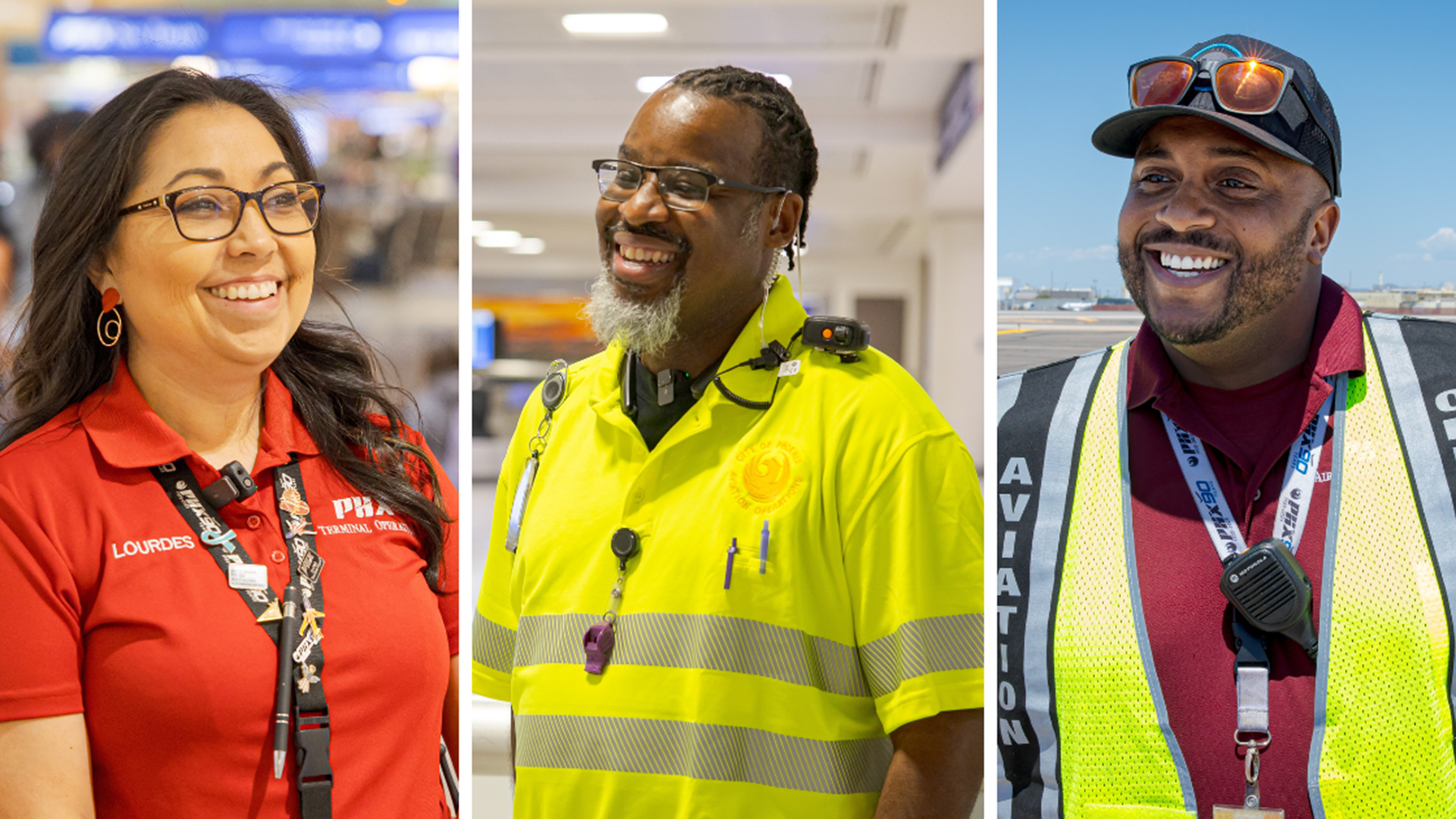 Phoenix Sky Harbor employees.