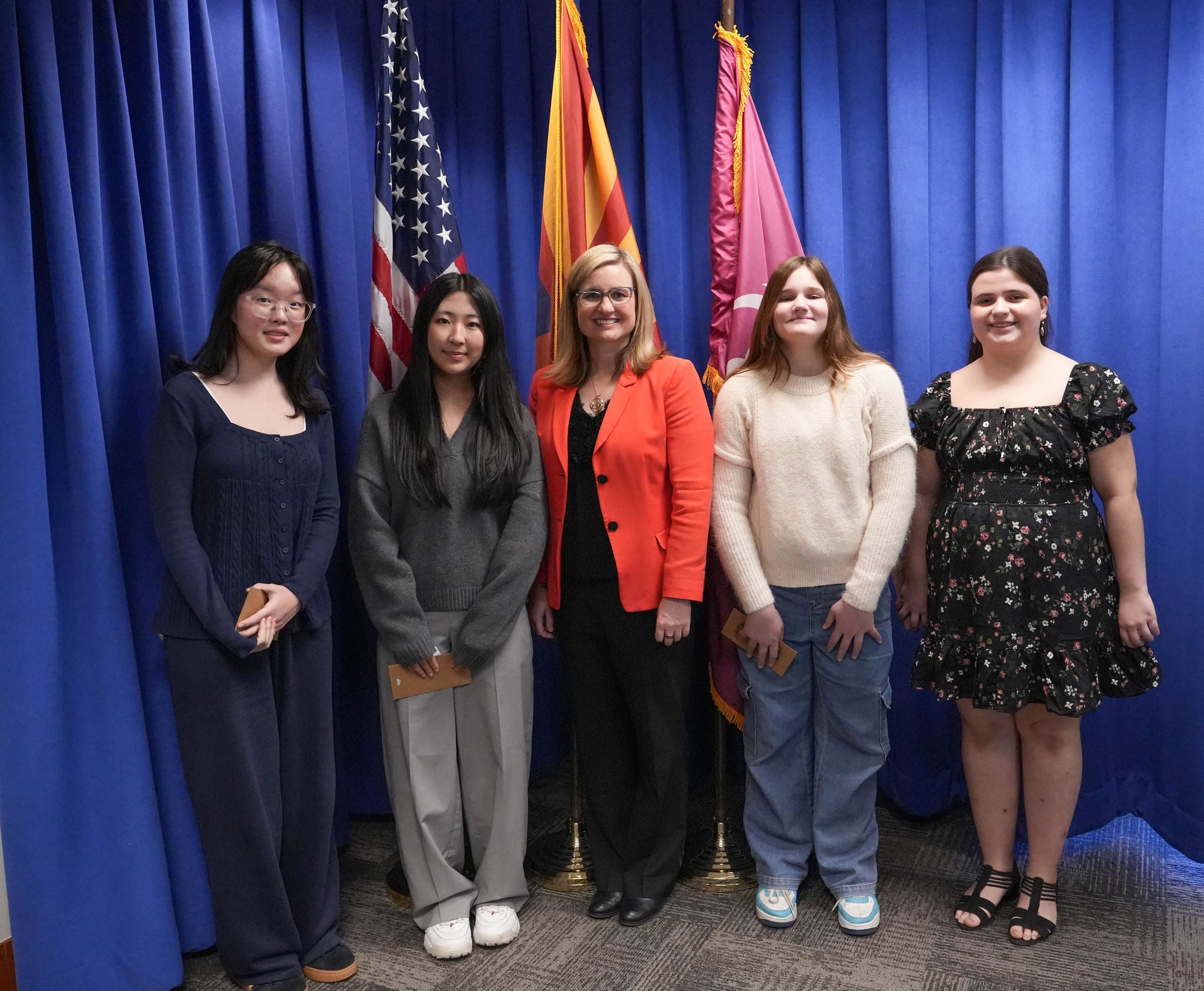 Photos from the 2025 Youth Climate Contest Recognition Event