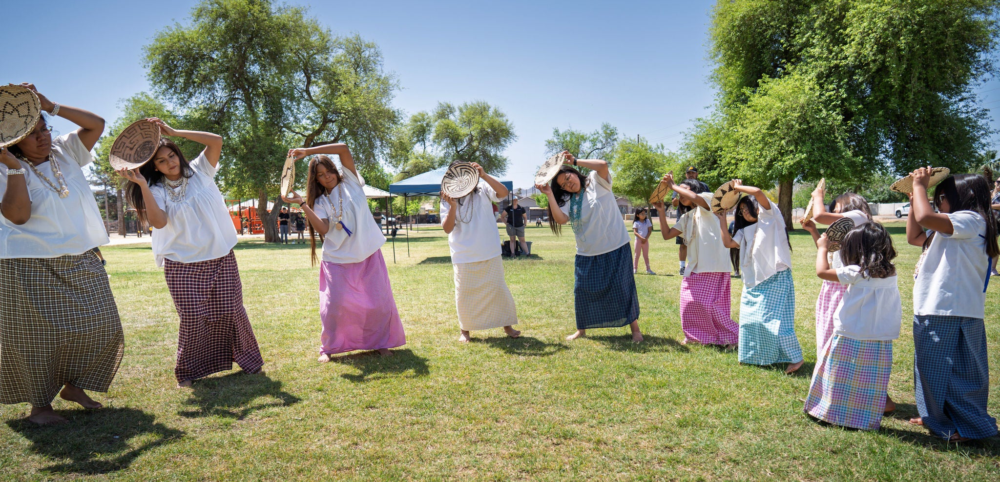 girls and women dancing