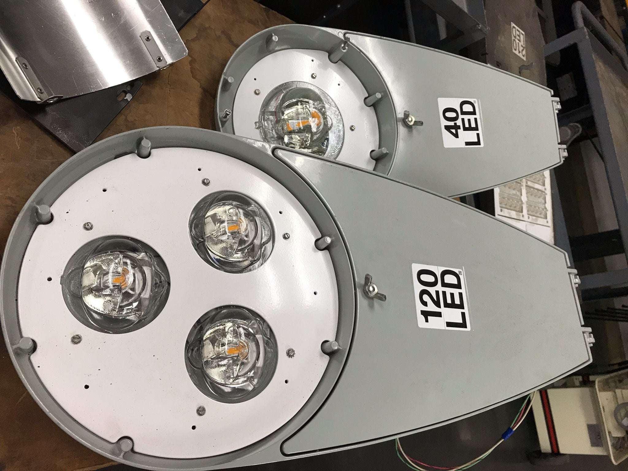 Image showing energy-efficient LED street light heads