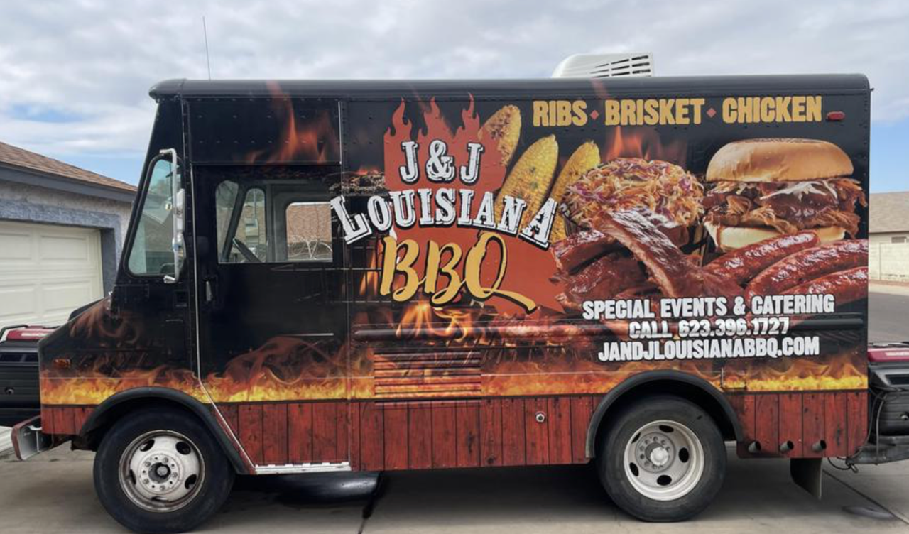 food truck for J&J Louisiana BBQ