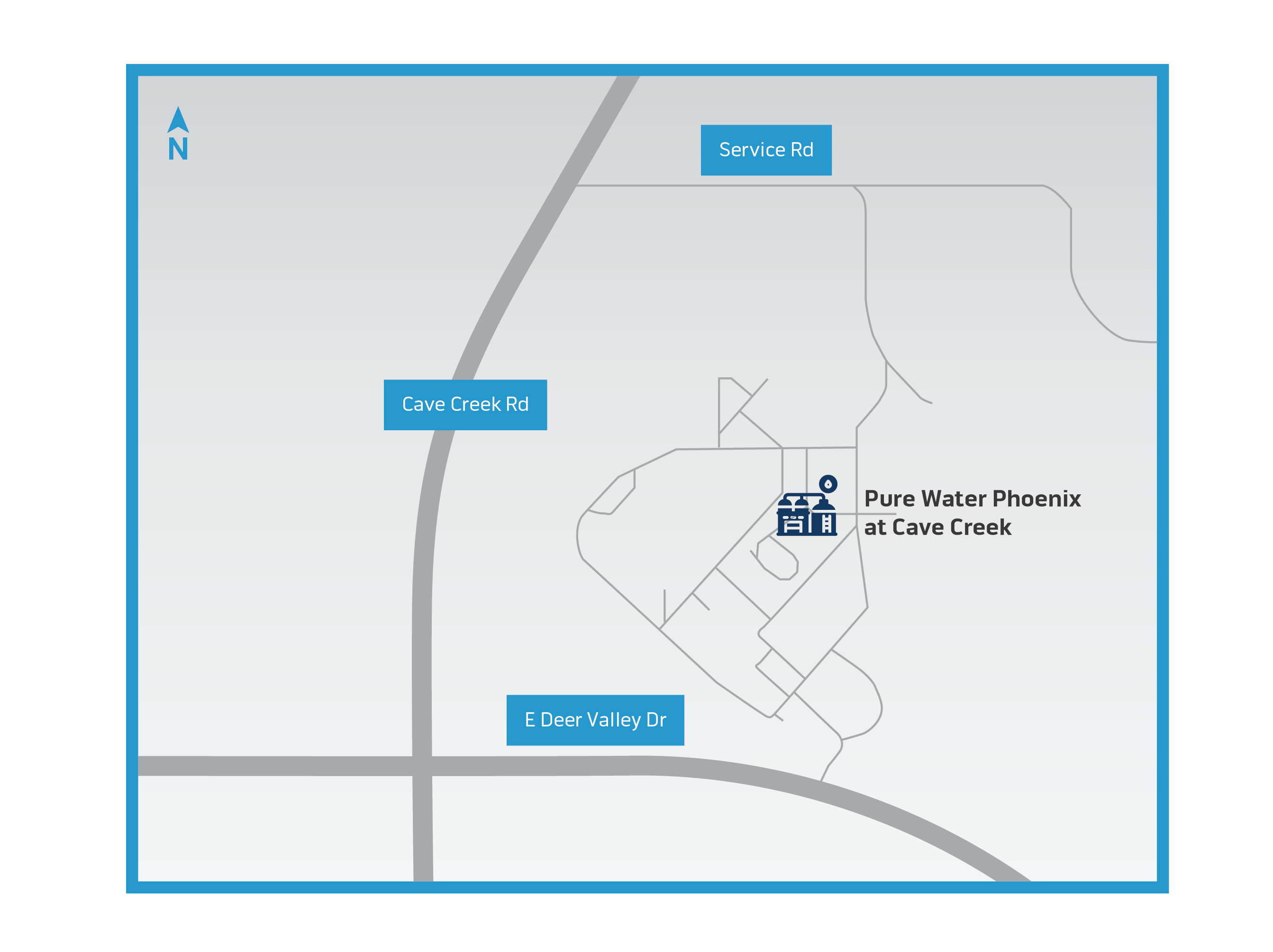 Cave Creek WRP location map 