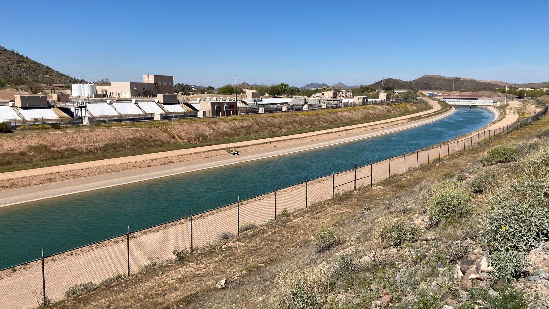 Central Arizona Project Canal in Phoenix 