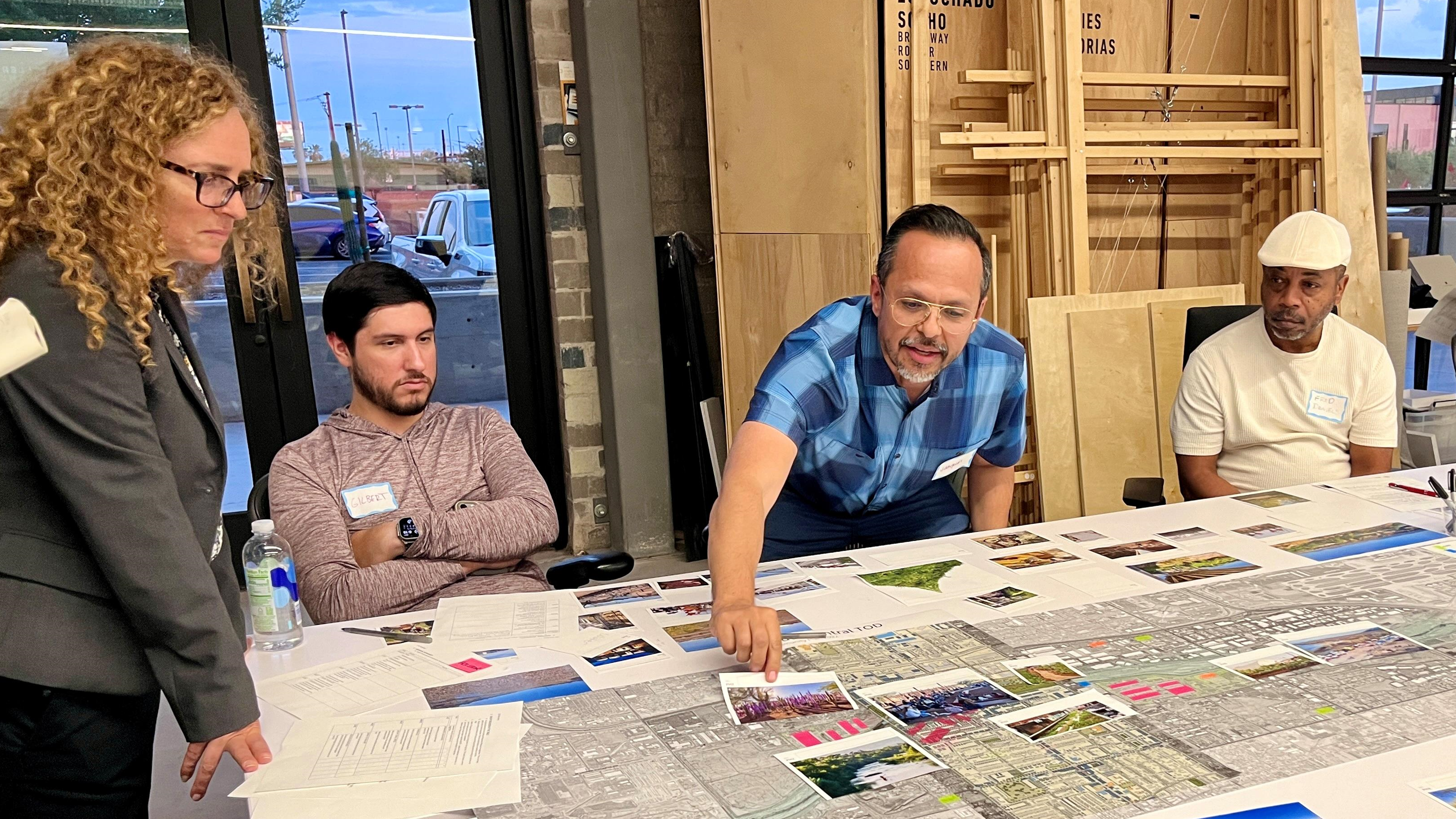 Photo of city planners at event