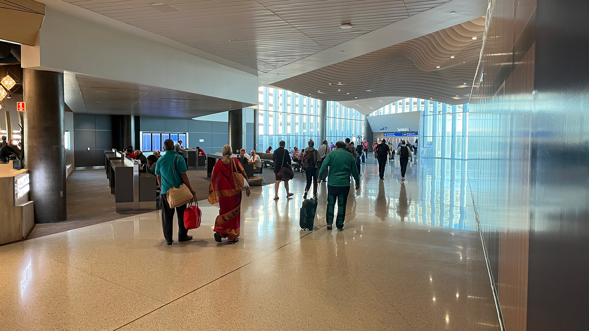 Termminal 4 concourse.