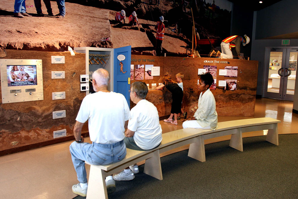 Visitors at Pueblo Grande