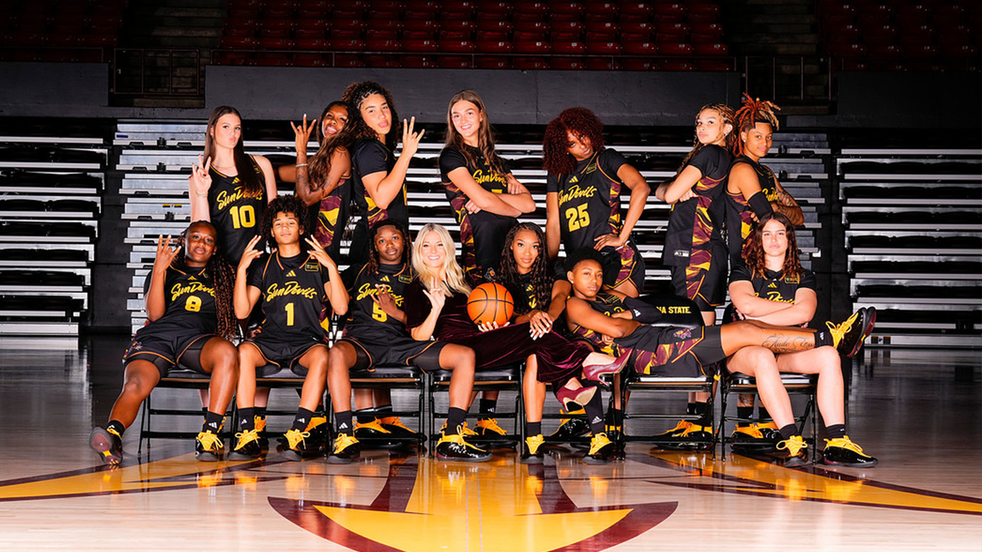 Sun Devil Women’s Basketball team photo