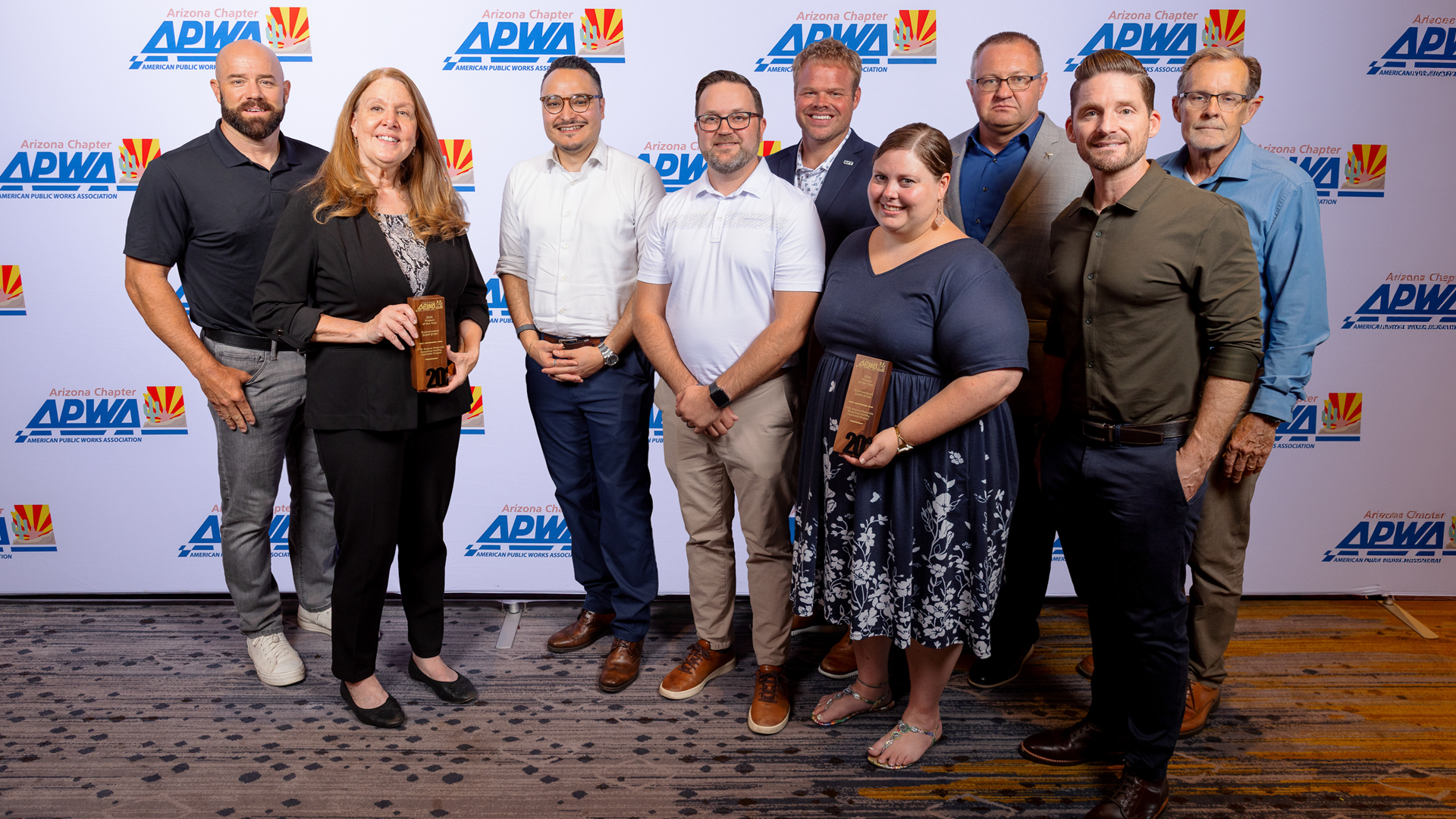 The Solid Waste Division was honored by the Arizona Chapter of the American Public Works Association for the multi-year MRF upgrade project at 27th Avenue.