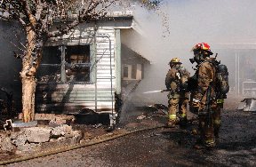 Mobile Home Fire