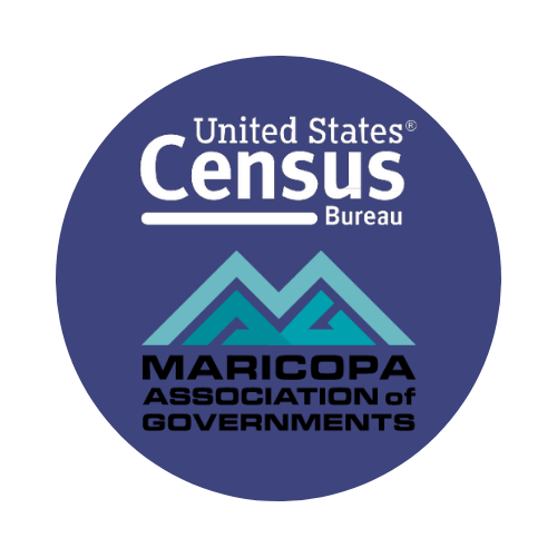US Census Bureau and MAG logos