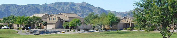 image of homes in a row