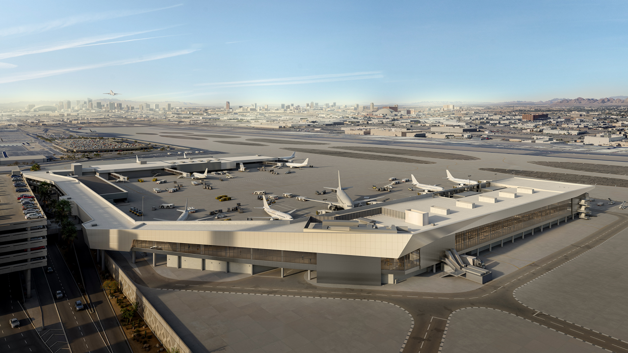 Terminal 3 north 2 concourse rendering