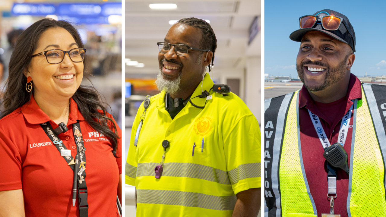Phoenix Sky Harbor employees.