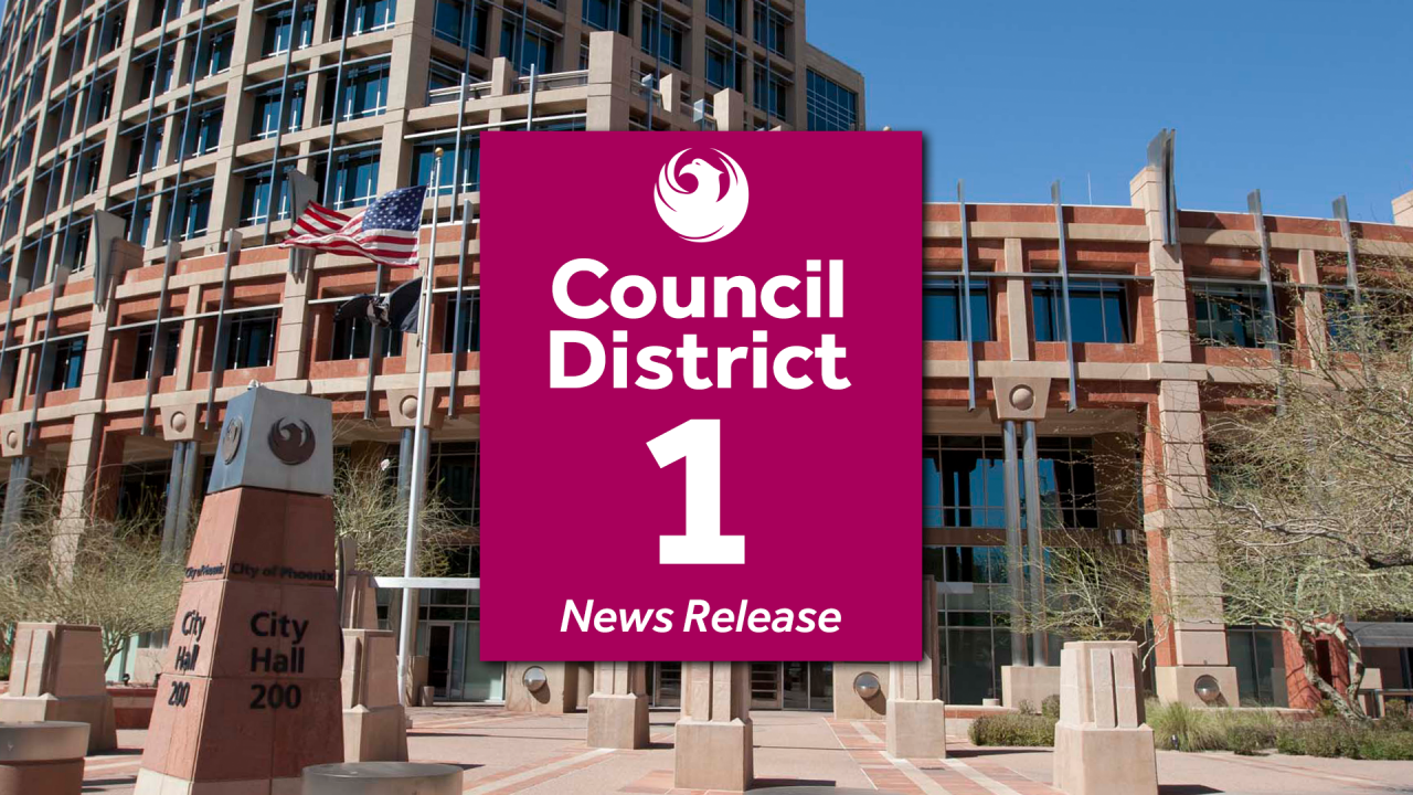 Council District 1 News Release