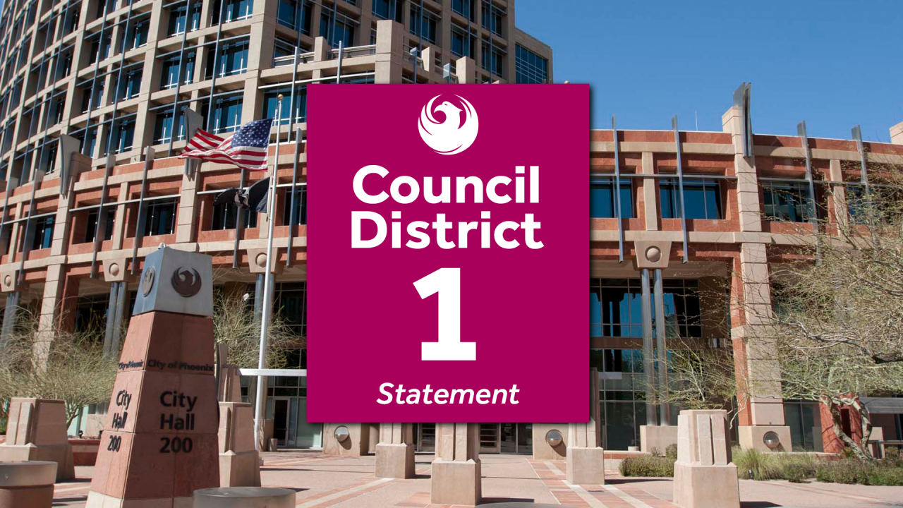 Council District 1 Statement