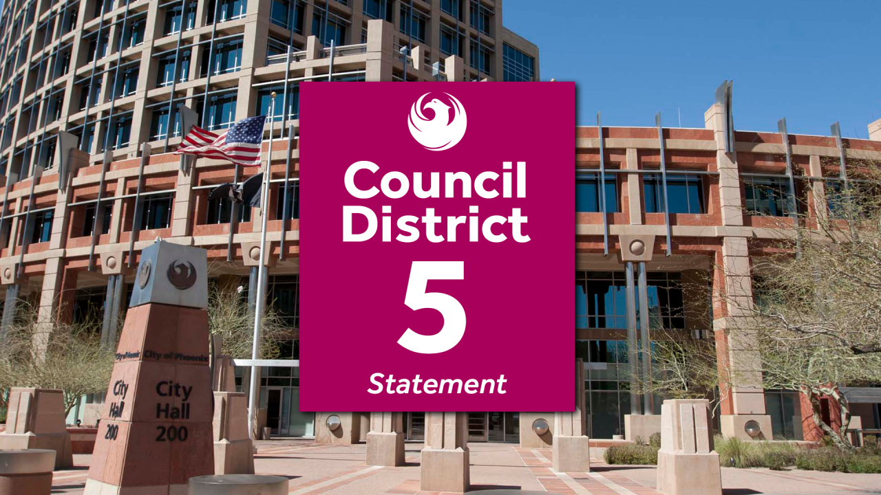 Council District 5 Statement