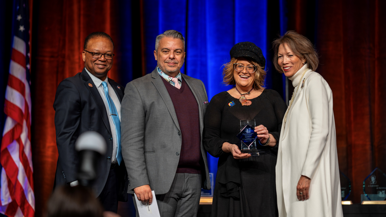 Group photo with the 2025 AZ MLK Drum Major Award winner