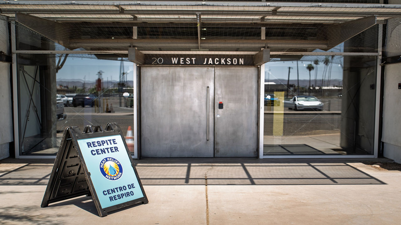 Front of respite center 