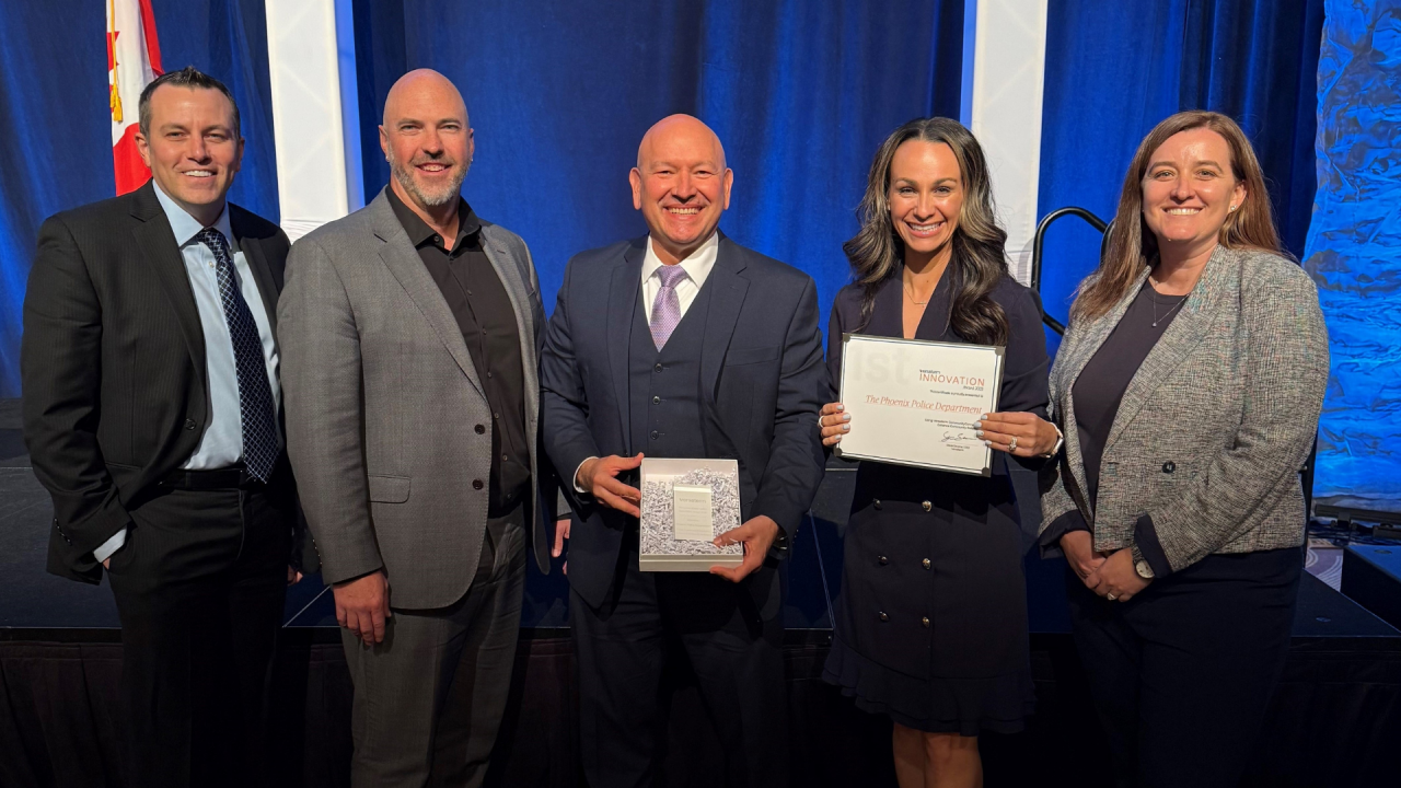 Phoenix PD employees at the 2025 Versaterm Innovation Awards Ceremony