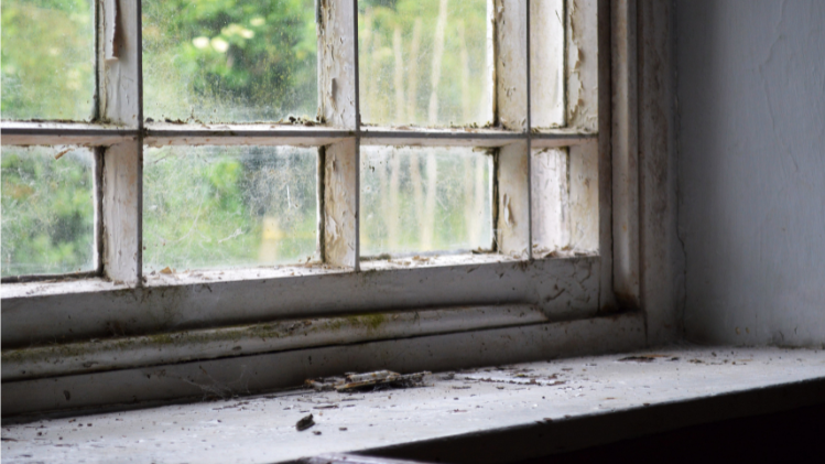 Windowsill Chipped Paint - 1