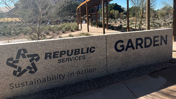 Republic Services Garden Entrance