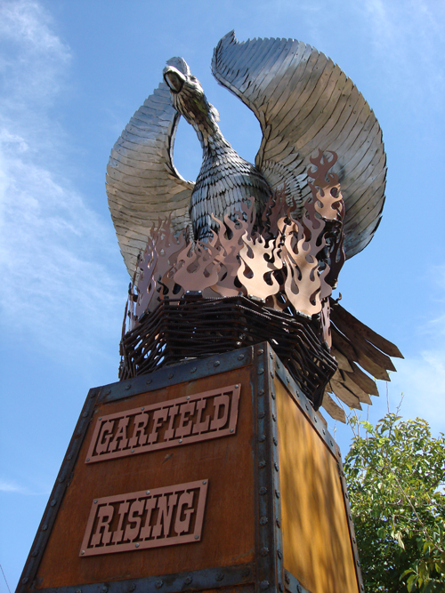 Phoenix Rising monument