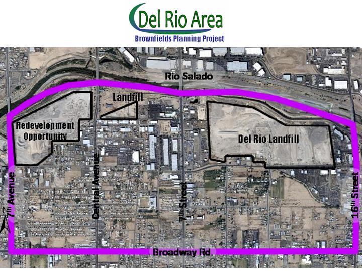 Map of Del Rio Area