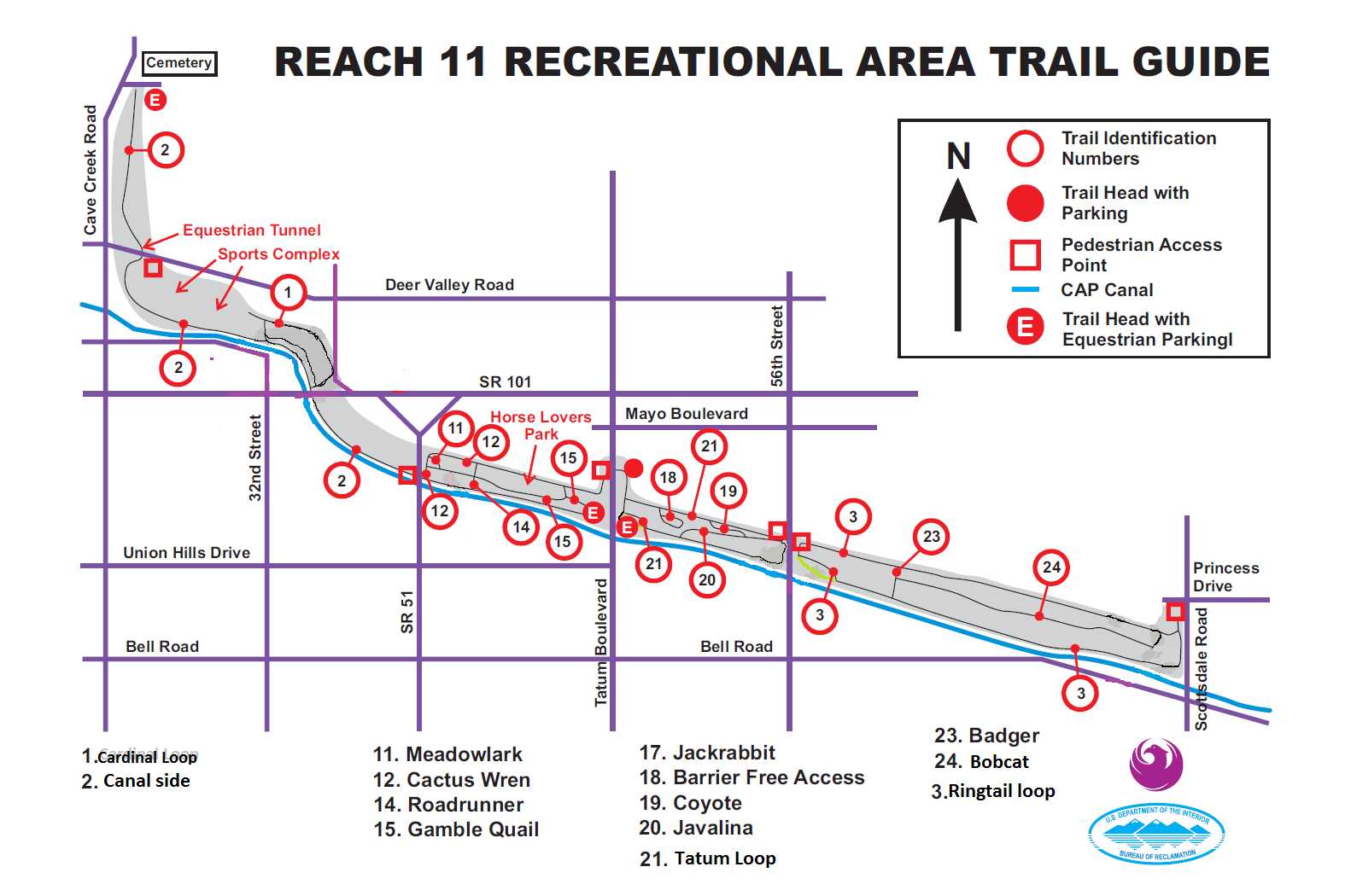 Reach 11 Trail Map