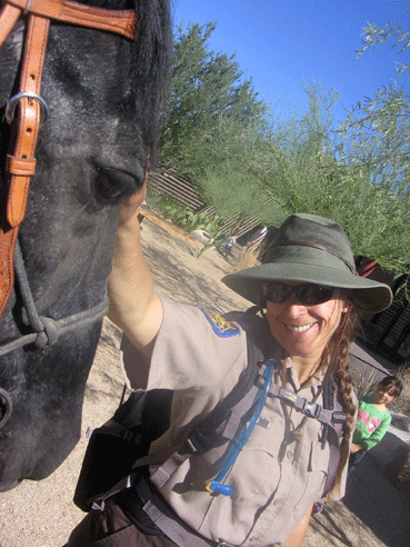 Ranger with horse