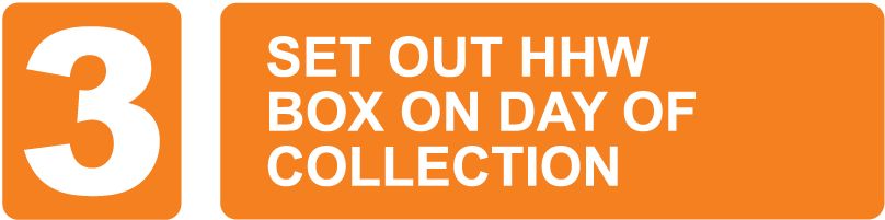 Set out HHW box on day of collection