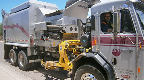 Public Works Front-Loading Truck