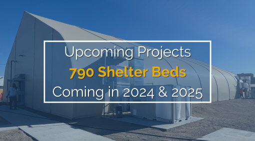 Upcmoing Projects 800 Shelter Beds Coming in 2023-2024