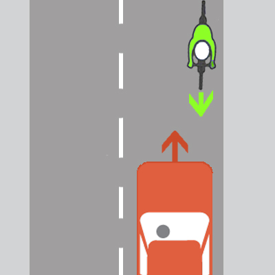 wrong-way riding illustration