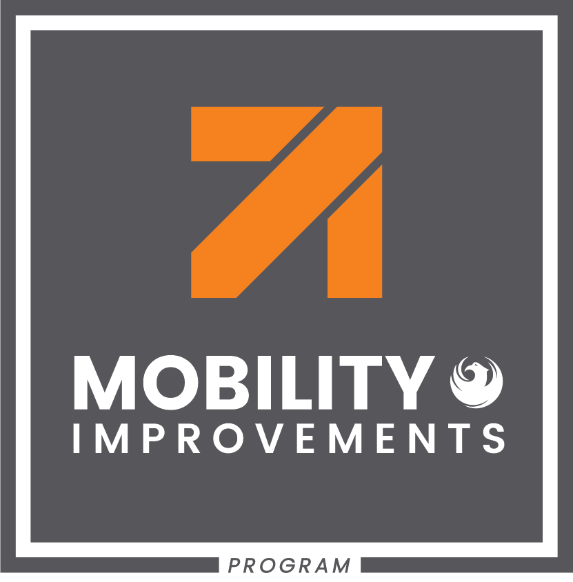 Mobility improvements program banner