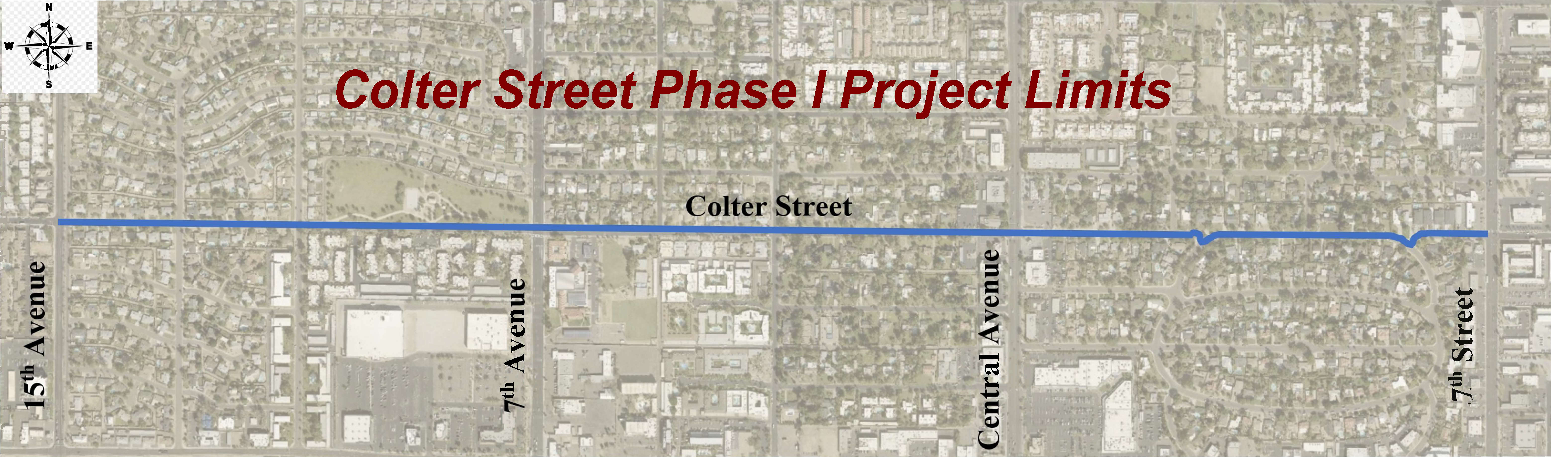 Colter Street Phase I from 15th Avenue to 7th Street