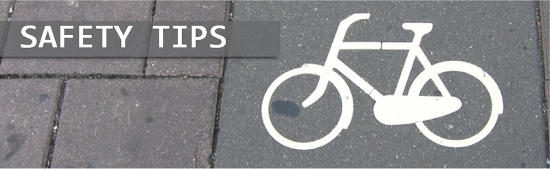 Bicycle safety tips banner