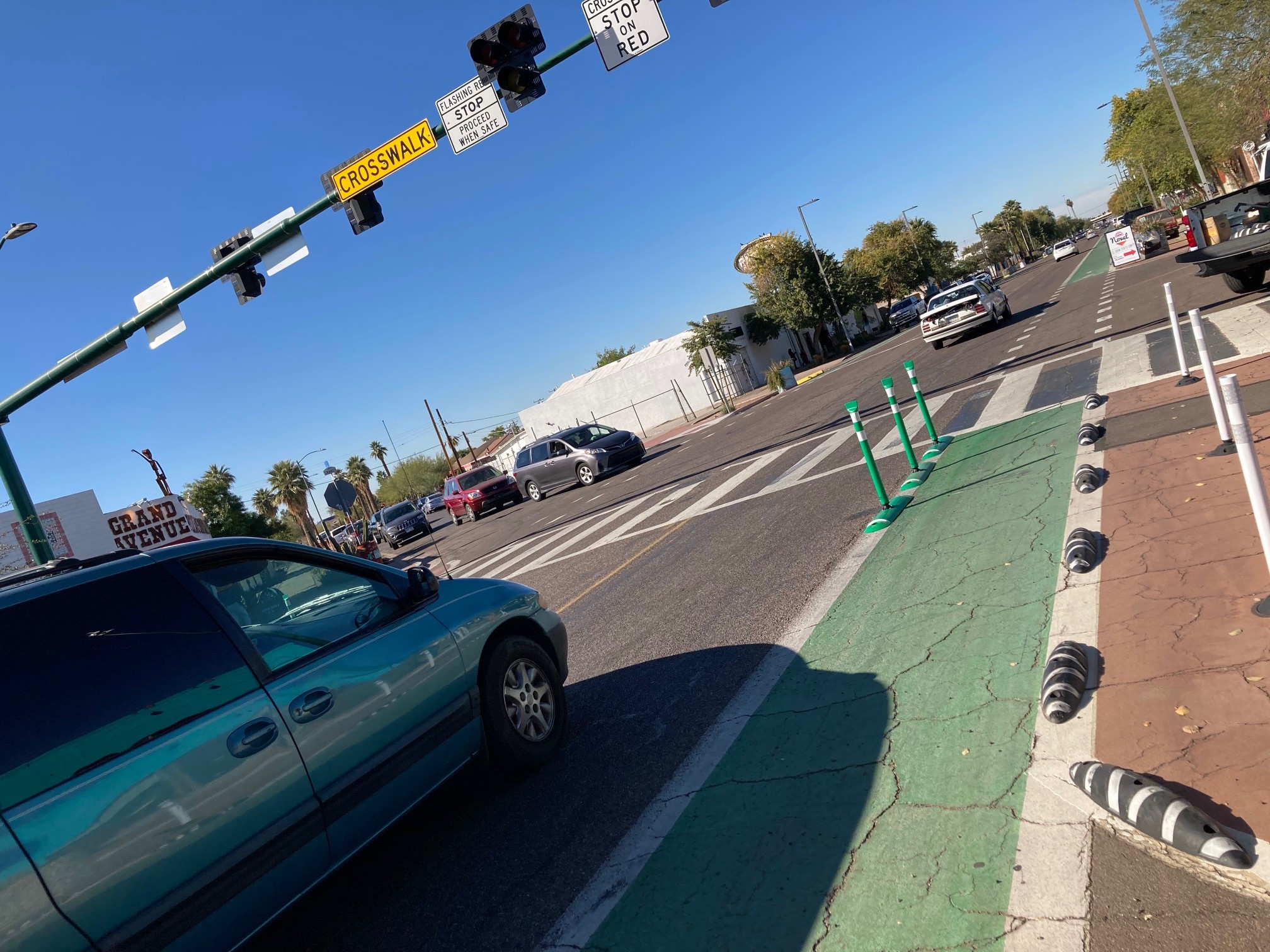 Proposed Bike Lane Protection View 2