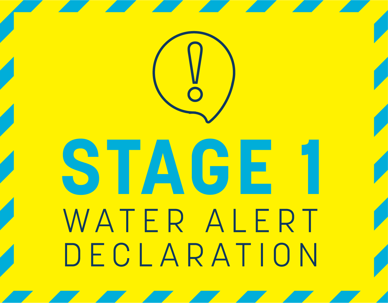 State 1 Water Alert Declaration