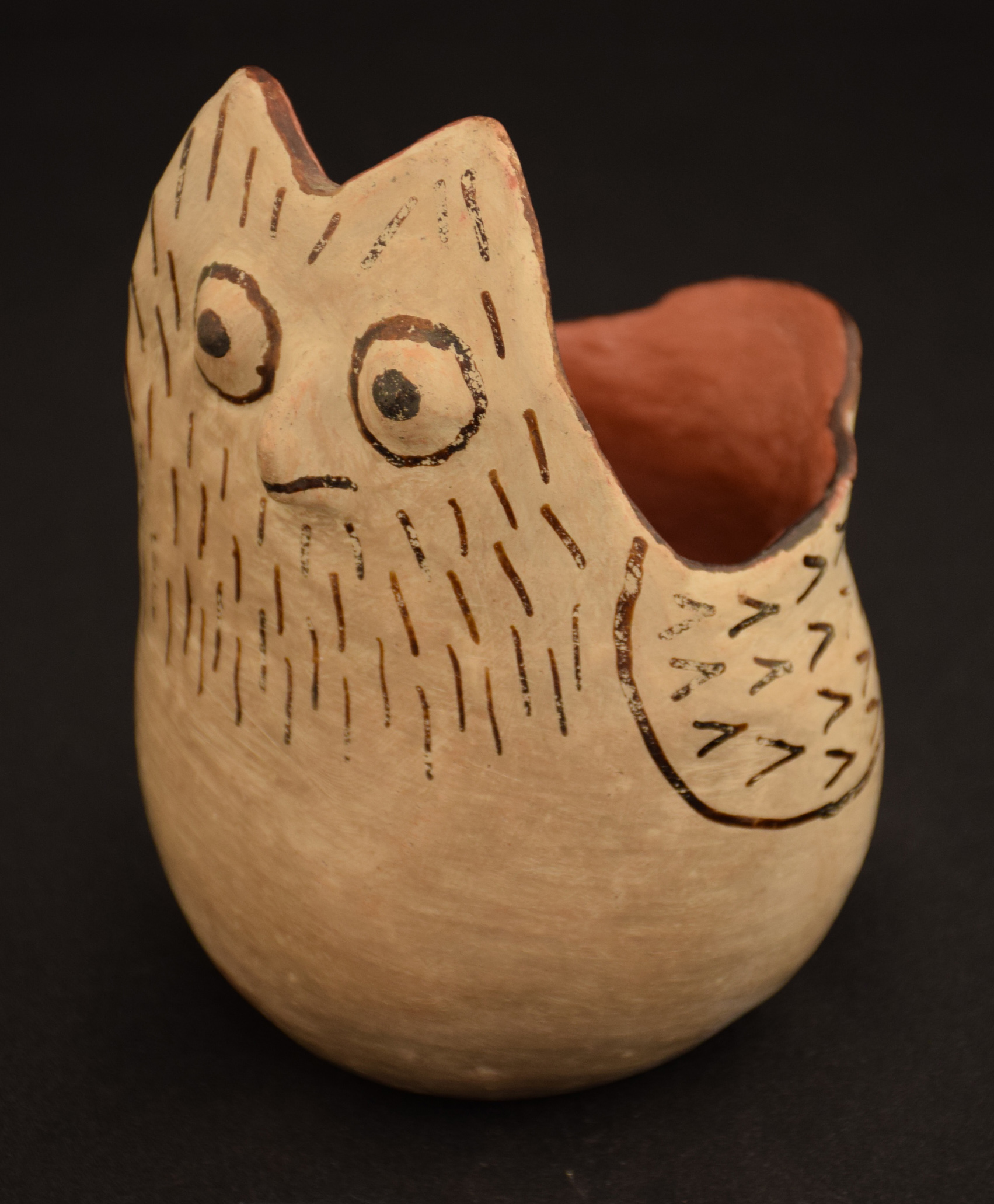 Pee-Posh pottery collection, bird bowl