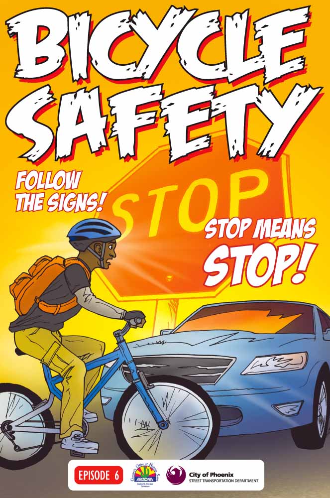 Bicycle Safety - stop means stop