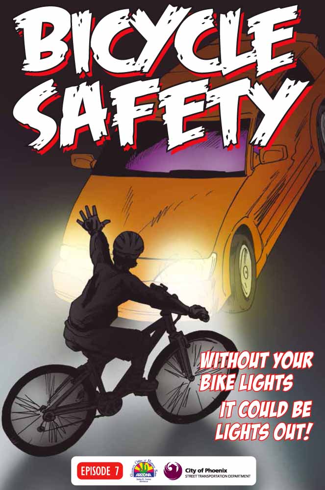 Bicycle Safety - Without your bike lights, it could be lights out